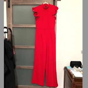 Francesca's | Women's Red Jumpsuit | Size Medium